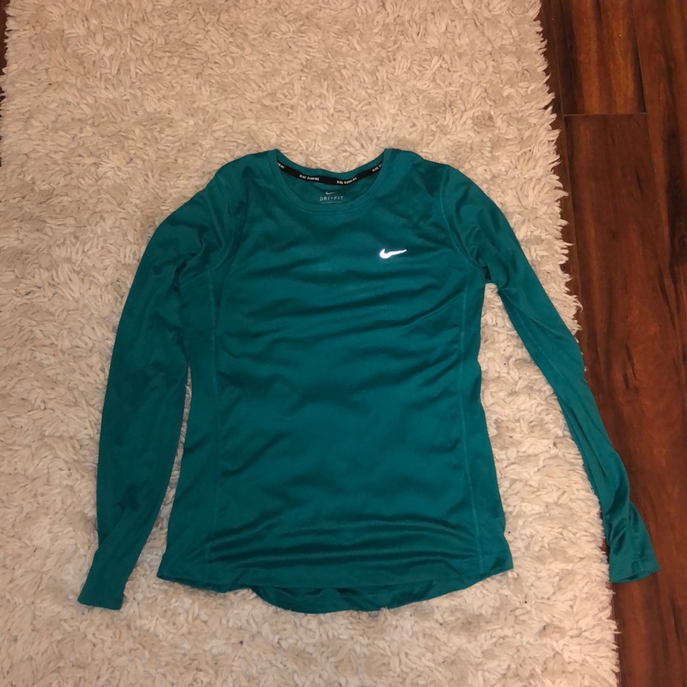 Nike Teal Long Sleeve Top